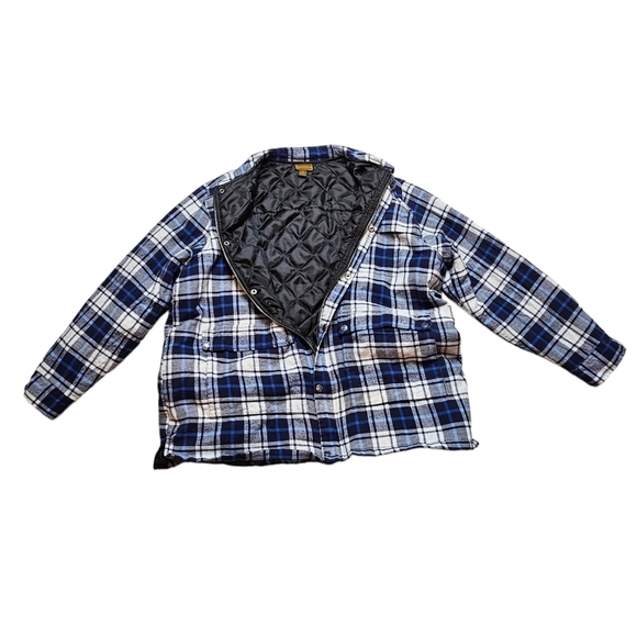 Boulder Creek Trading Company Quilt Lined Shacket Zipper and Snap Closure XL Big - Picture 2 of 9